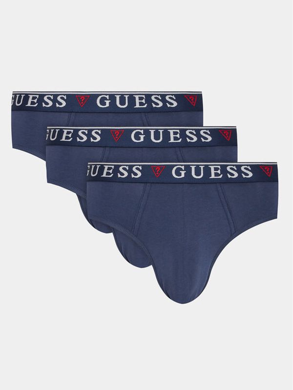 Guess Guess Set od 3 para muških slip gaća U97G00 K6YW1 Plava