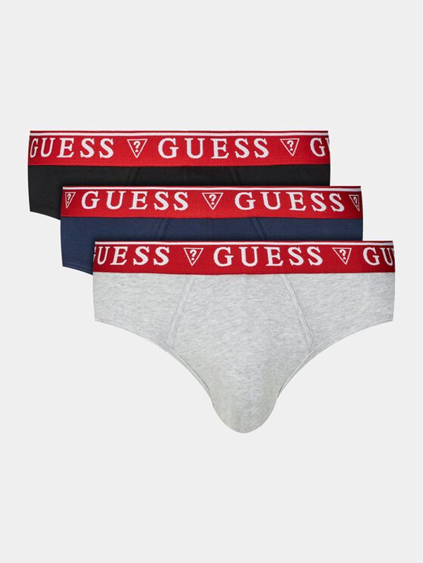 Guess Guess Set od 3 para muških slip gaća U97G00 KCD31 Siva