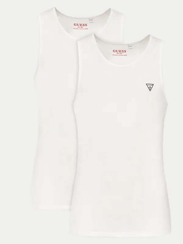 Guess Guess Set potkošulja bez rukava﻿ U97G15 KCD31 Bijela Regular Fit
