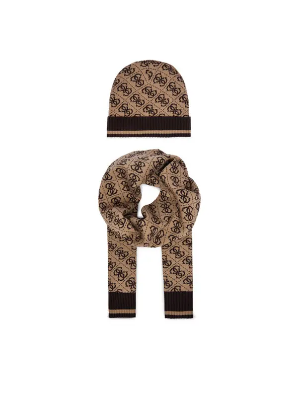 Guess Guess Set šal i kapa GFBOXM P6102 Bež