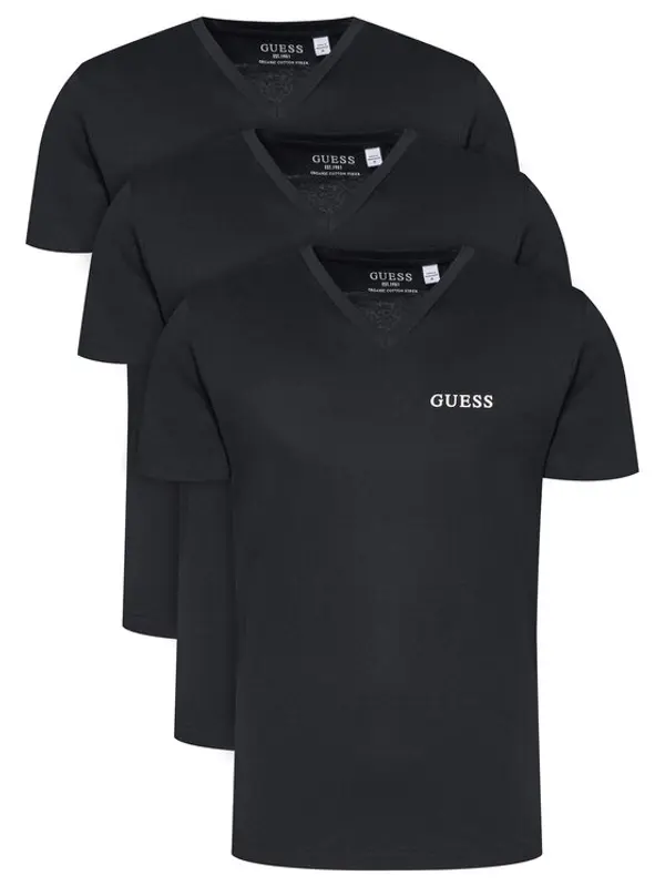 Guess Guess Set t-shirt majica﻿ U5BG58 KCAM1 Crna Regular Fit