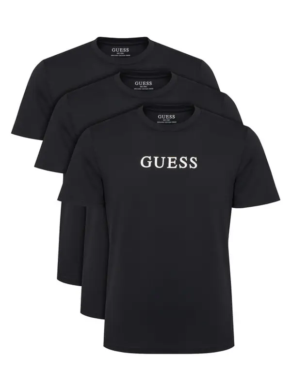 Guess Guess Set t-shirt majica﻿ U6GG04 KCAM1 Crna Regular Fit