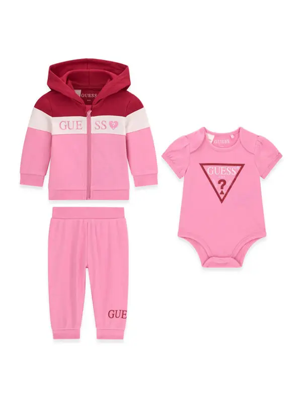 Guess Guess Set trenerka S6YG04 4K3930 Svijetlo roza Regular Fit