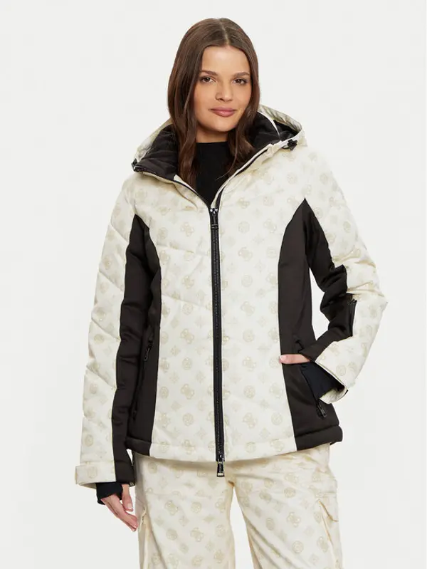 Guess Guess Skijaška jakna W4PL3N WH0K0 Krem Regular Fit