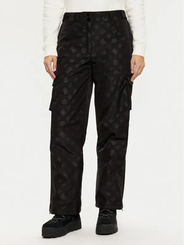 Guess Guess Skijaške hlače W4PB60 WH0K0 Crna Regular Fit