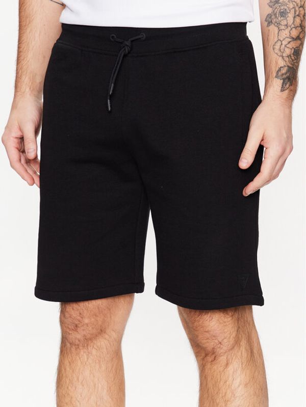 Guess Guess Sportske kratke hlače Aldwin Z2YD04 KAIJ1 Crna Slim Fit