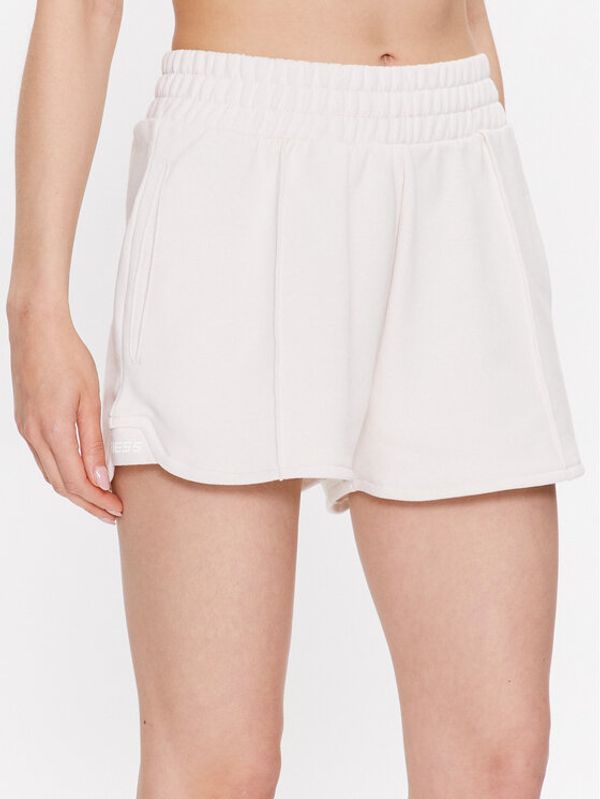 Guess Guess Sportske kratke hlače Dalya V3GD07 KAIJ1 Bež Loose Fit
