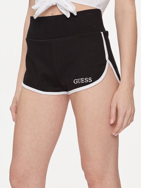 Guess Guess Sportske kratke hlače E4GD04 KBP41 Crna Relaxed Fit