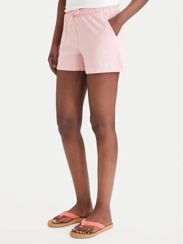 Guess Guess Sportske kratke hlače E6GD01 KCRZ1 Ružičasta Regular Fit