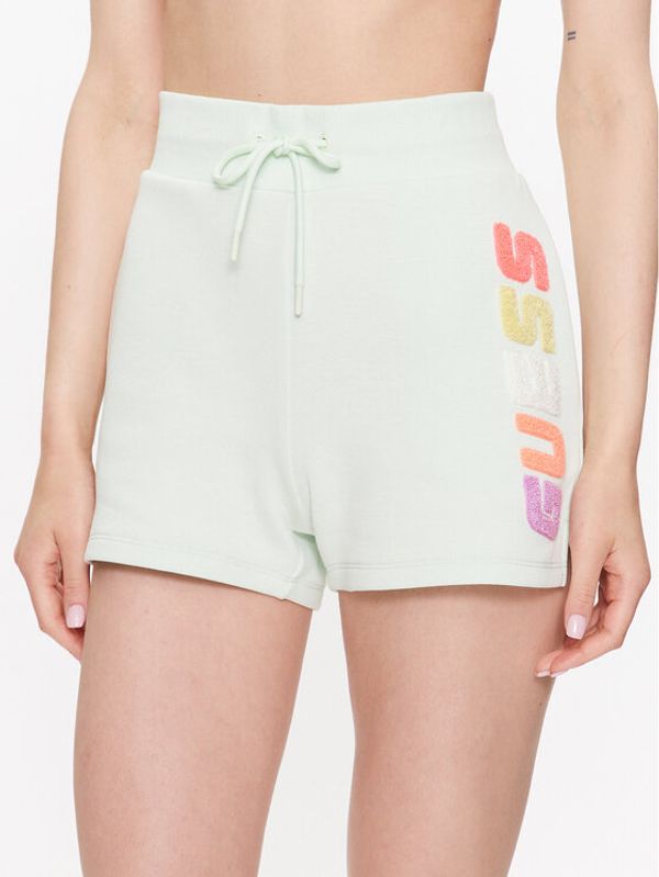 Guess Guess Sportske kratke hlače Edwina V3GD11 FL04P Zelena Loose Fit