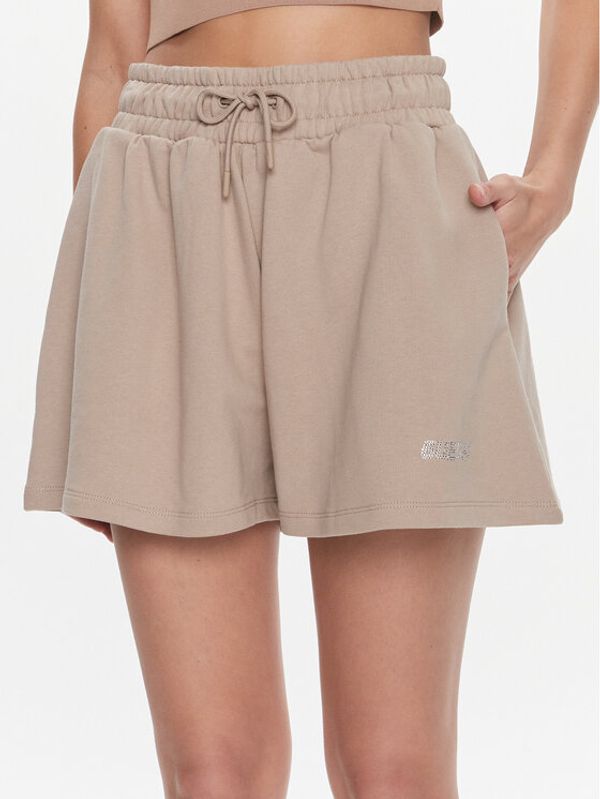 Guess Guess Sportske kratke hlače Eleanora V4RD04 KC5O0 Bež Relaxed Fit