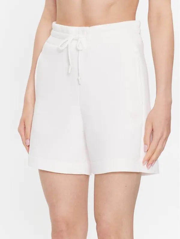 Guess Guess Sportske kratke hlače Elly V2YD10 K7UW2 Bijela Relaxed Fit