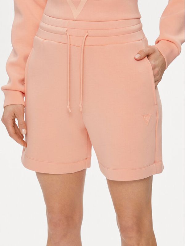 Guess Guess Sportske kratke hlače Elly V2YD10 K7UW2 Narančasta Relaxed Fit