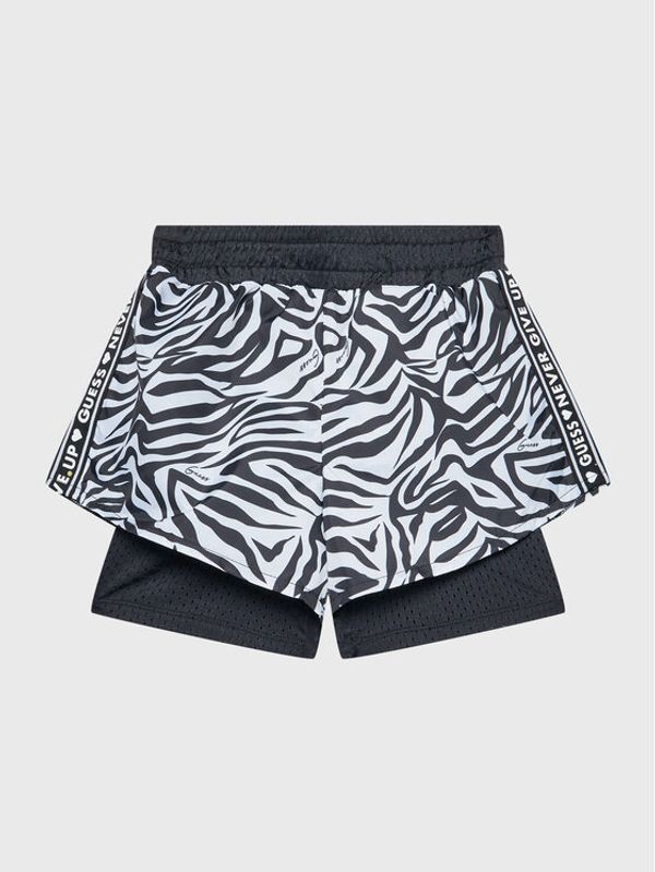 Guess Guess Sportske kratke hlače J3RD00 WDGX0 Crna Regular Fit