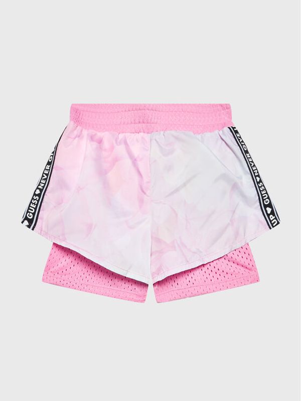 Guess Guess Sportske kratke hlače J3RD00 WDGX0 Ružičasta Regular Fit