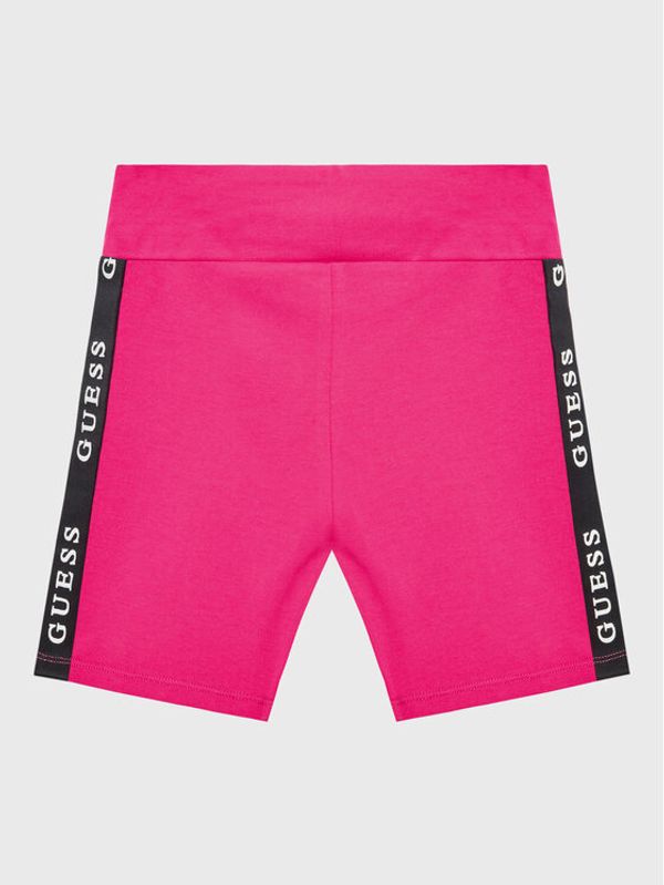 Guess Guess Sportske kratke hlače J3RD14 KABR0 Ružičasta Slim Fit