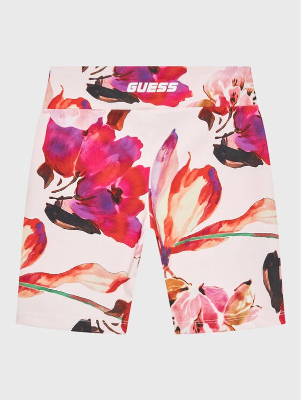 Guess Guess Sportske kratke hlače J3RD16 MC03W Šarena Slim Fit