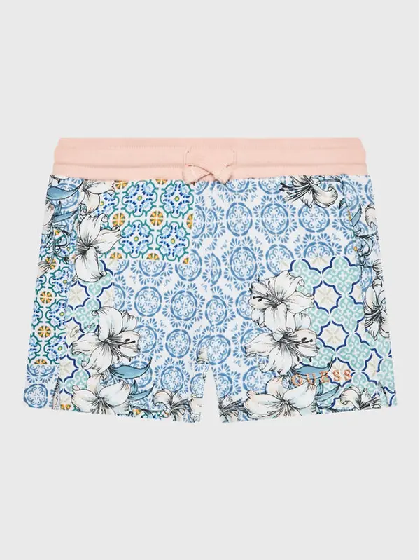 Guess Guess Sportske kratke hlače K3GD12 KA6R3 Šarena Regular Fit