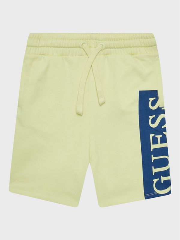 Guess Guess Sportske kratke hlače L3GD03 KA6R0 Žuta Relaxed Fit