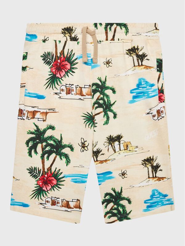 Guess Guess Sportske kratke hlače L3GD04 KA6R3 Šarena Regular Fit