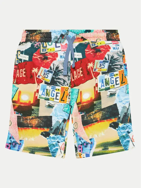 Guess Guess Sportske kratke hlače L4GD11 KA6R3 Šarena Regular Fit