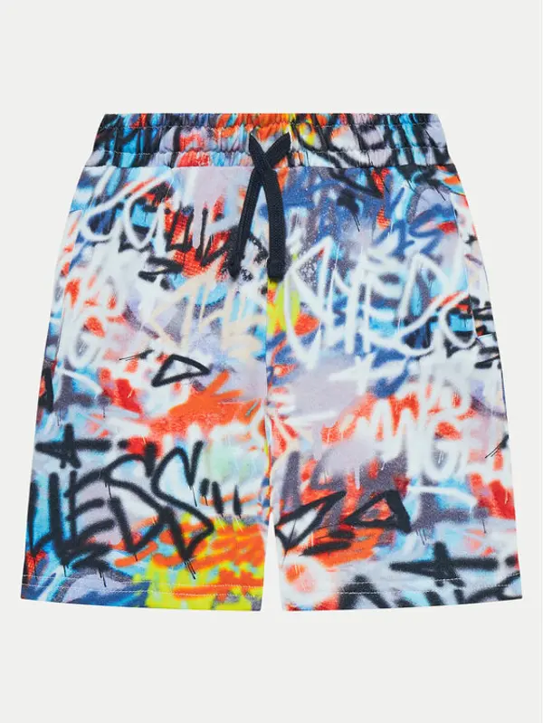 Guess Guess Sportske kratke hlače L4GD11 KA6R3 Šarena Relaxed Fit