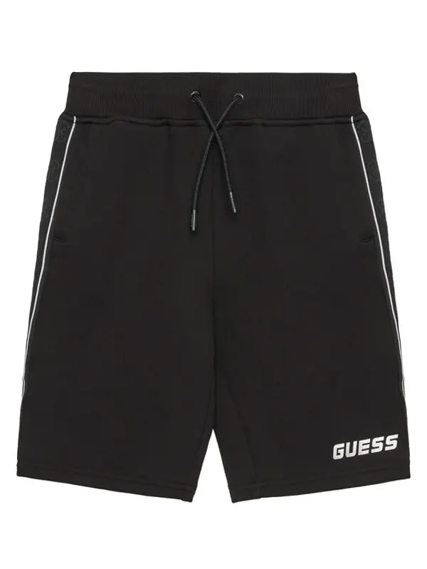 Guess Guess Sportske kratke hlače L5GD19 KB3P2 Crna Relaxed Fit