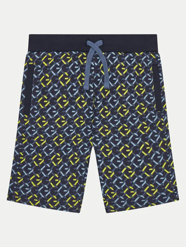 Guess Guess Sportske kratke hlače L5RD02 KA6R4 Tamnoplava Relaxed Fit