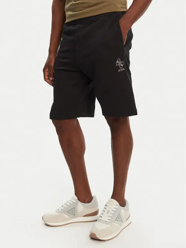 Guess Guess Sportske kratke hlače M5GD10 KCN01 Crna Regular Fit