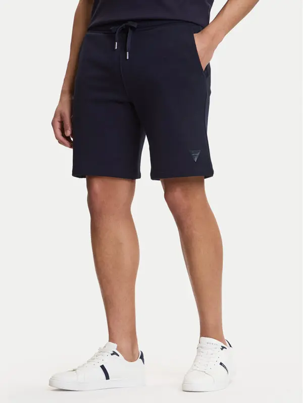Guess Guess Sportske kratke hlače M6GD12 K3020 Tamnoplava Slim Fit