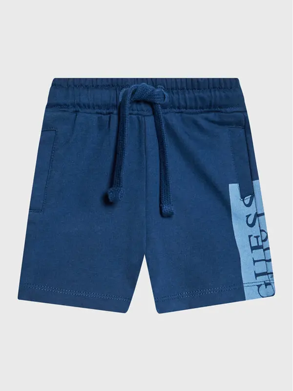 Guess Guess Sportske kratke hlače N3GD03 KA6R0 Plava Relaxed Fit