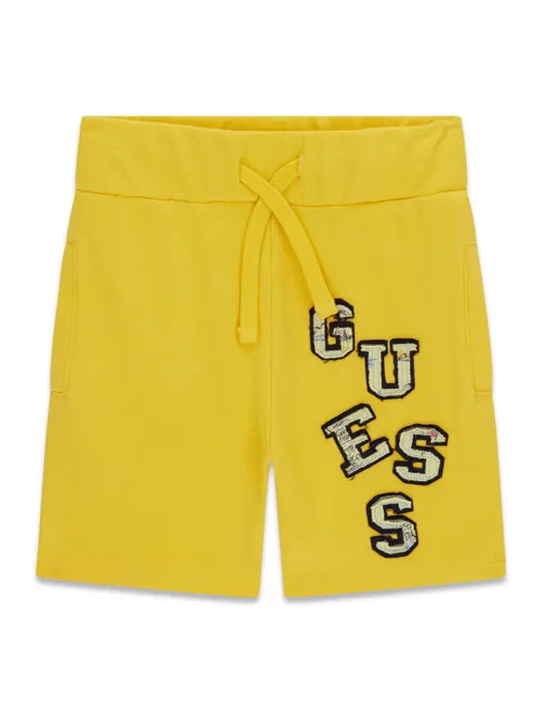Guess Guess Sportske kratke hlače N6GD02 KA6R4 Žuta Regular Fit
