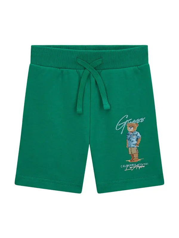 Guess Guess Sportske kratke hlače N6GD04 KA6R4 Zelena Regular Fit