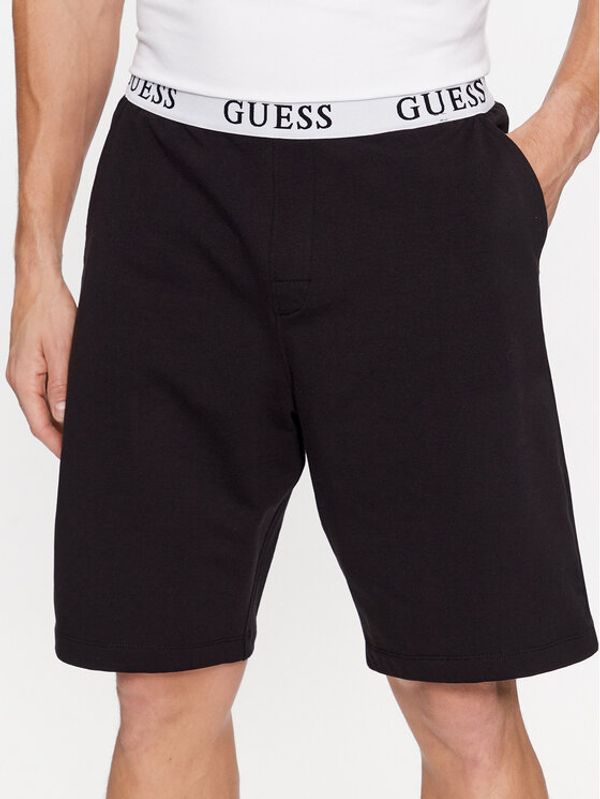 Guess Guess Sportske kratke hlače U4RD00 KBS91 Crna Regular Fit