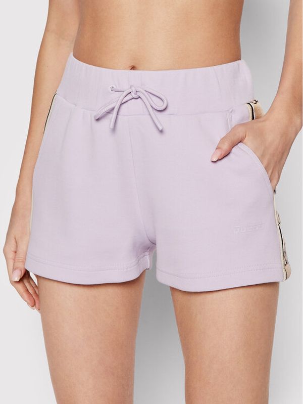 Guess Guess Sportske kratke hlače V2GD15 KA3P1 Ljubičasta Regular Fit
