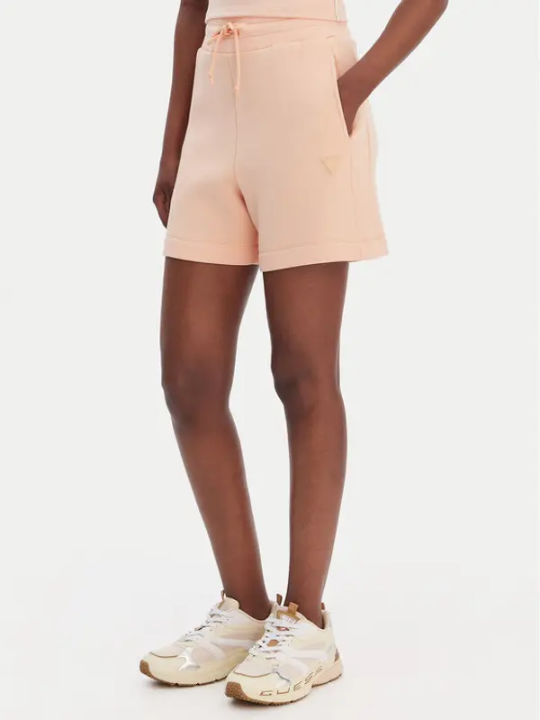 Guess Guess Sportske kratke hlače V2YD10 K7UW2 Narančasta Regular Fit