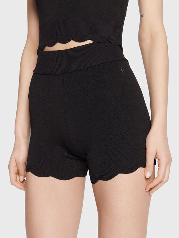 Guess Guess Sportske kratke hlače Vicky W3GZ01 Z2Z80 Crna Slim Fit
