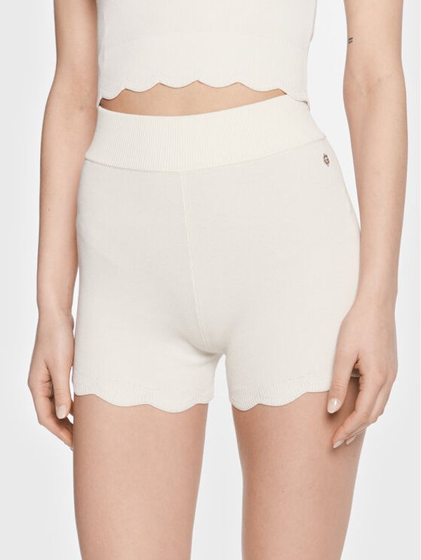 Guess Guess Sportske kratke hlače W3GZ01 Z2Z80 Bijela Slim Fit
