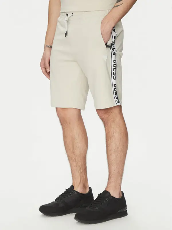 Guess Guess Sportske kratke hlače Z2YD02 K6ZS1 Écru Regular Fit