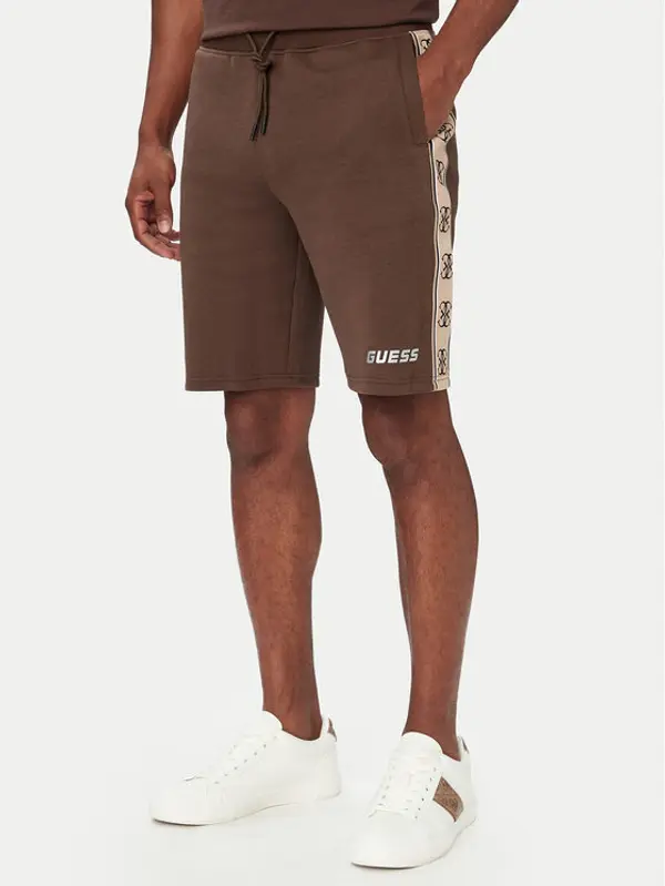 Guess Guess Sportske kratke hlače Z4RD04 KB3P2 Tamno smeđa Regular Fit
