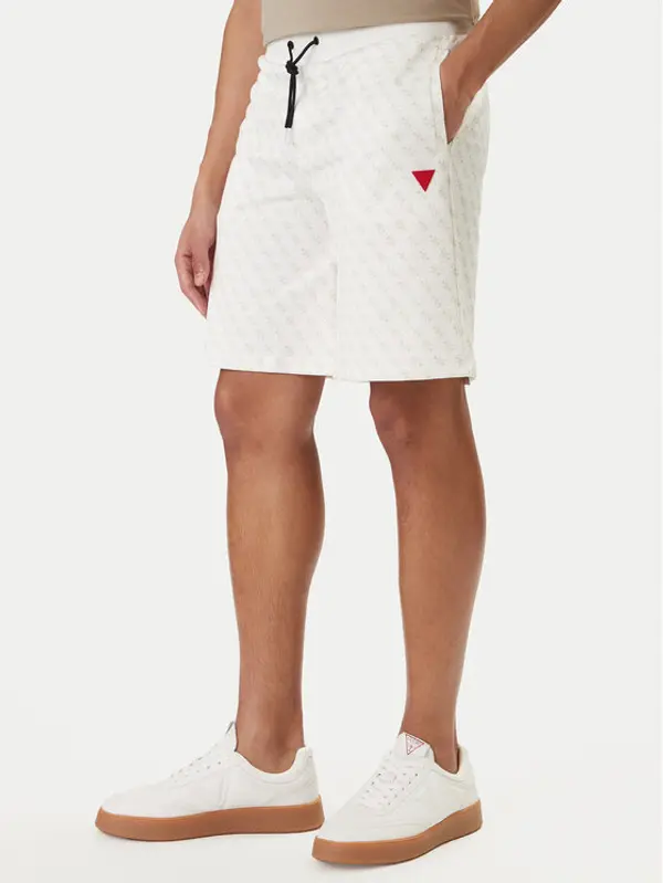 Guess Guess Sportske kratke hlače Z4YD03 K7122 Écru Regular Fit