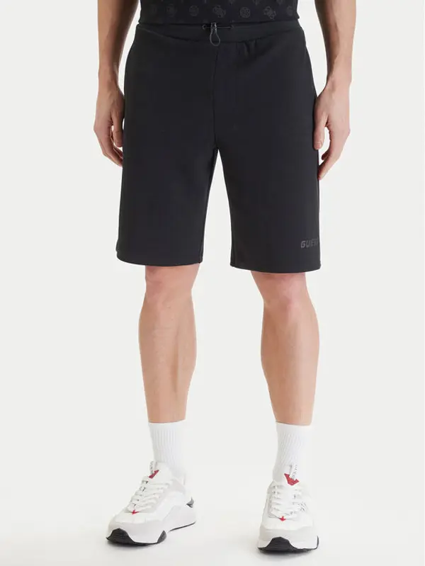 Guess Guess Sportske kratke hlače Z6GD02 K2845 Crna Regular Fit