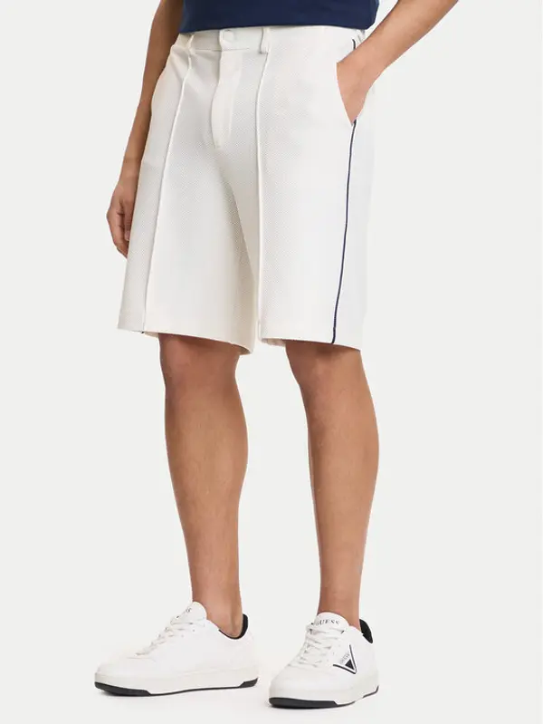 Guess Guess Sportske kratke hlače Z6GD11 K3210 Écru Regular Fit