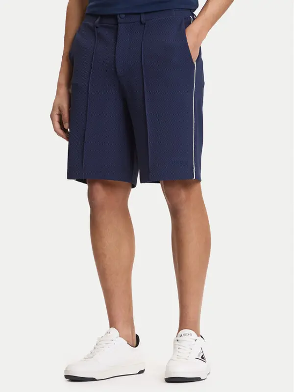 Guess Guess Sportske kratke hlače Z6GD11 K3210 Tamnoplava Regular Fit