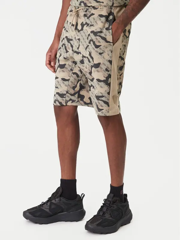 Guess Guess Sportske kratke hlače Z6RD00 K9YI1 Bež Regular Fit