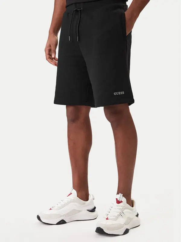 Guess Guess Sportske kratke hlače Z6RD06 KAIJ1 Crna Regular Fit