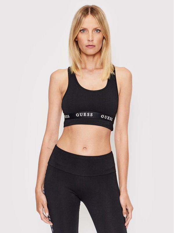 Guess Guess Sportski grudnjak V2YP12 KABR0 Crna