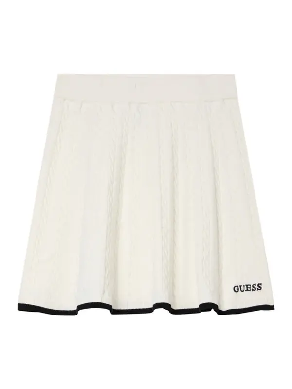 Guess Guess Suknja J6RD22 Z4652 Écru Regular Fit