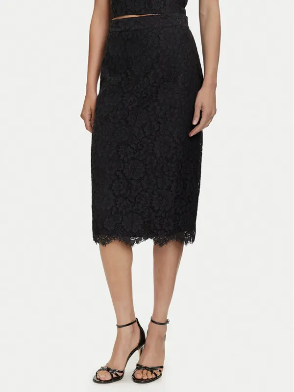 Guess Guess Suknja olovka W5YD12 WHD00 Crna Regular Fit