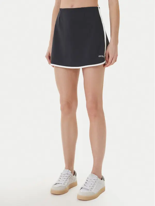 Guess Guess Suknja-šorc V6GD06 K3000 Crna Regular Fit